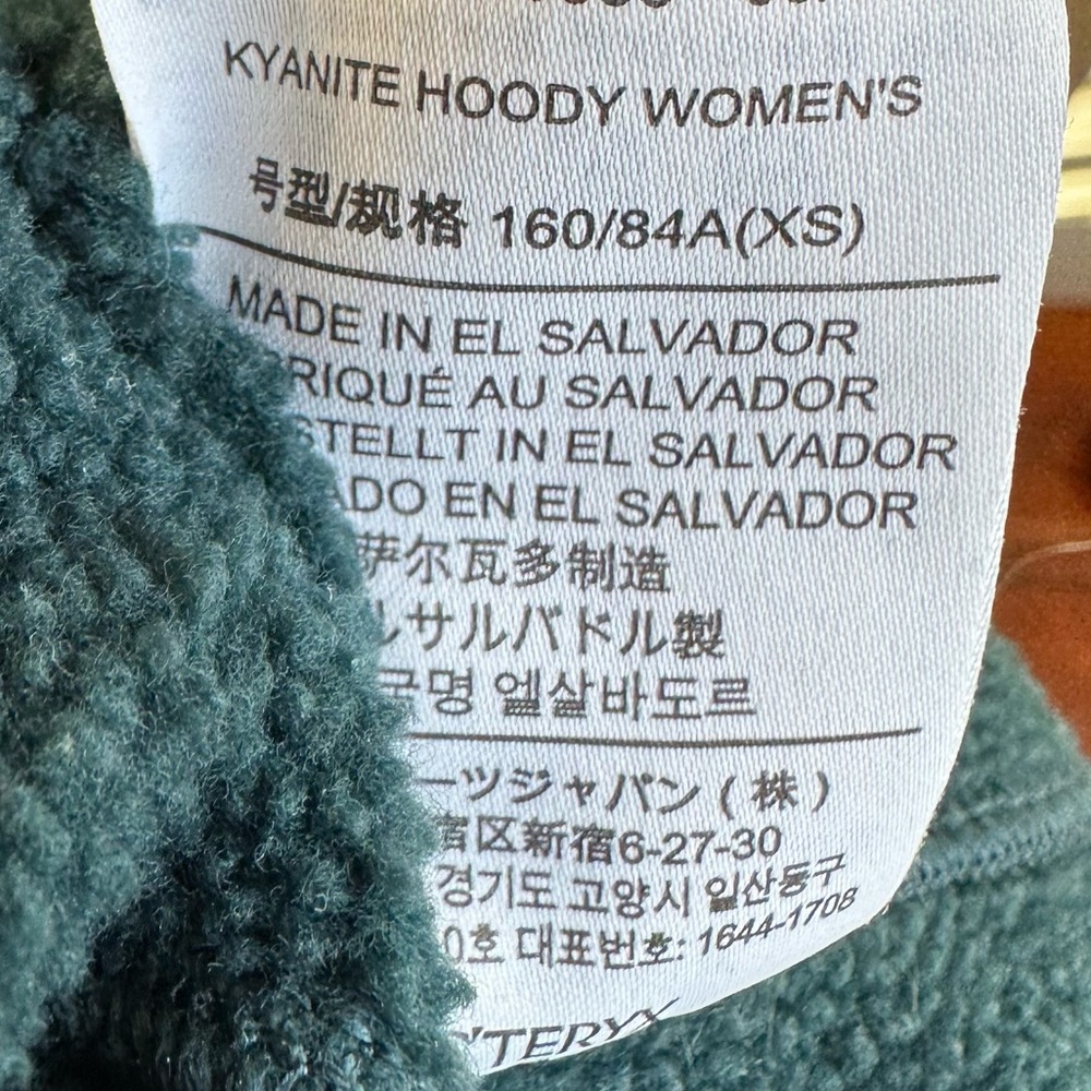 ARC’TERYX green Kyanite fleece hoody - Picture 9 of 9